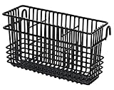 Utensil Drying Rack - 3 Compartment (Black) (7.75"L x 2.75"W x 4.25"H) (Kitchen)