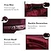 Siggi Womans Winter Fall Newsboy Cabbie Cap Ladies Cloche Beret Hat Burgundy