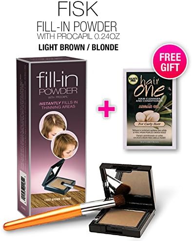 1-PACK Cover Your Gray Fill-in Powder with Procapil, (Light Brown/Blonde) with Free Sulfate-Free Shampoo