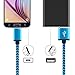 USB Micro Cable, AILIKN (5- Pack 6FT) Android Charging Cords Nylon Braided Extension Cord Compatible with Samsung Galaxy S7 S6 J7 Edge Note 5, Kindle MP3 and More