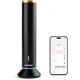 Waterless Essential Oil Diffuser, Smart App Controlled Scent Diffuser for Large Room, Covers Up to 4000 Sq Ft, Quiet Aroma Diffuser for Home Hotel Office (Black Gold)
