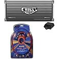 Boss Audio AR4000D 4000 Watt Monoblock Class D Digital Amplifier and 4GAMPKIT-SFLEX Q Power Super Flex 4-Gauge 3000-Watt Ampl