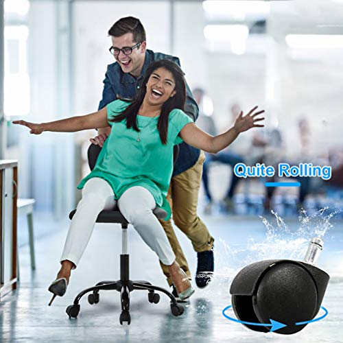 2 Leather+Mid+Back+Mesh+Chair+Office