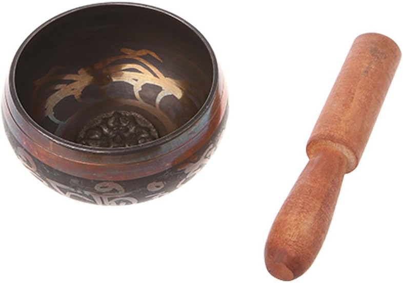 Keepart Tibetan Singing Bowl Buddhism Hand Hammered Yoga Copper Chakra Meditation Gift