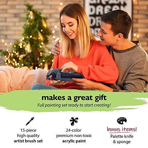 5 Acrylic+Paint+Brush+Brushes+Painting