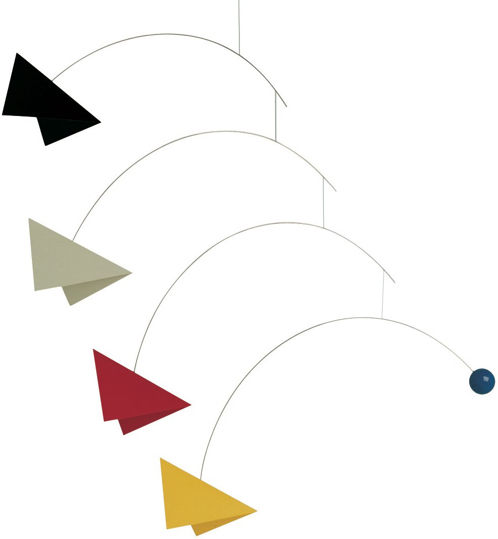 Flensted Mobiles Fatamorgana Mobile Steel 60 x 60 cm Multi-Coloured