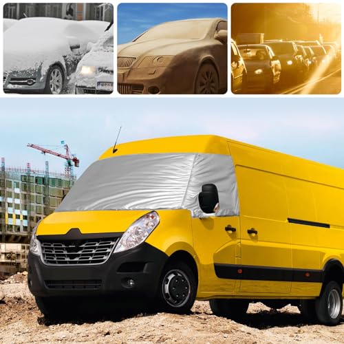 Replacement Windshield Protector Cover for Renault Master 2010-2023, Front Windshield Cover Cover Replace for Opel Movano 2010-2023, Replaces for Nissan NV400
