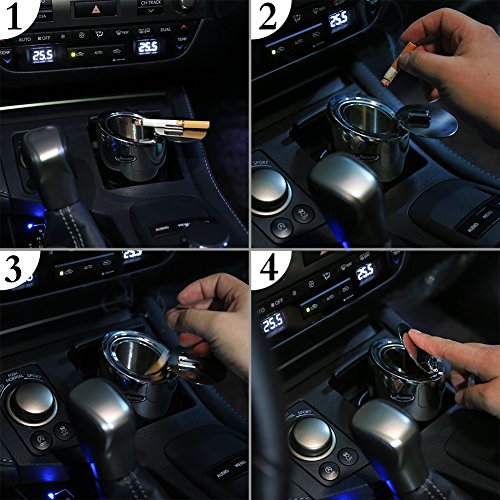 4 Newness+Stainless+Steel+Cigarette+Tabletop