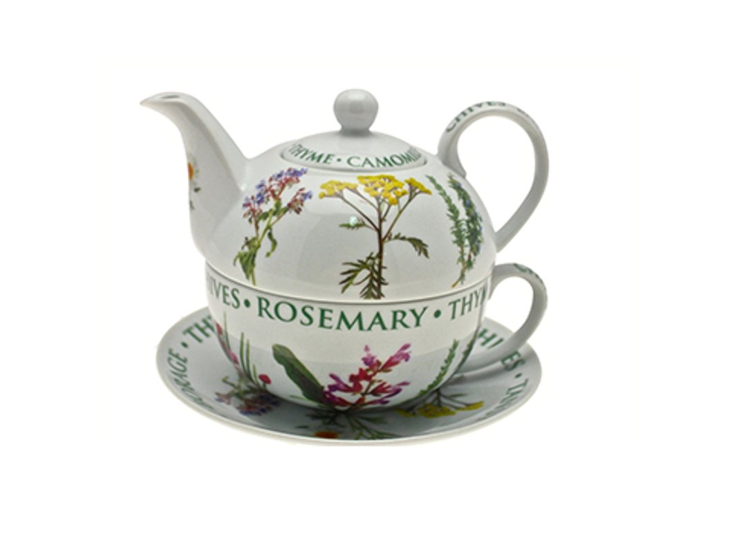 Leonardo Collection 'Garden Herbs' Tea For One Giftboxed Tea Set