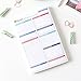 bloom daily planners Double Sided Daily To Do List Planning Pad - 80 Tear Off Sheets for Work, Home or Office Organization (Teal) - 6