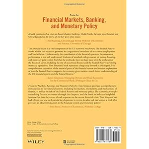 Financial Markets, Banking, and Monetary Policy (Wiley Finance)