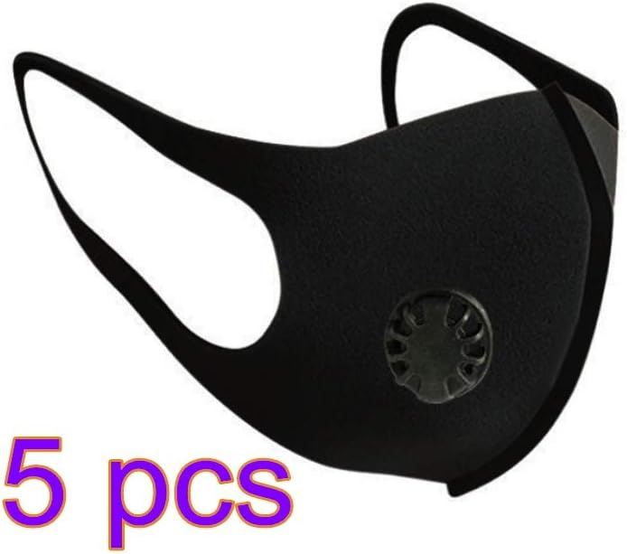 FUDAI Mouth Mask,PM2.5 Face Mask Anti Dust and Smoke Pollution Masks with Breathing Valve Outdoor Masks for Prevent Dust,Haze,Vehicle Exhaust