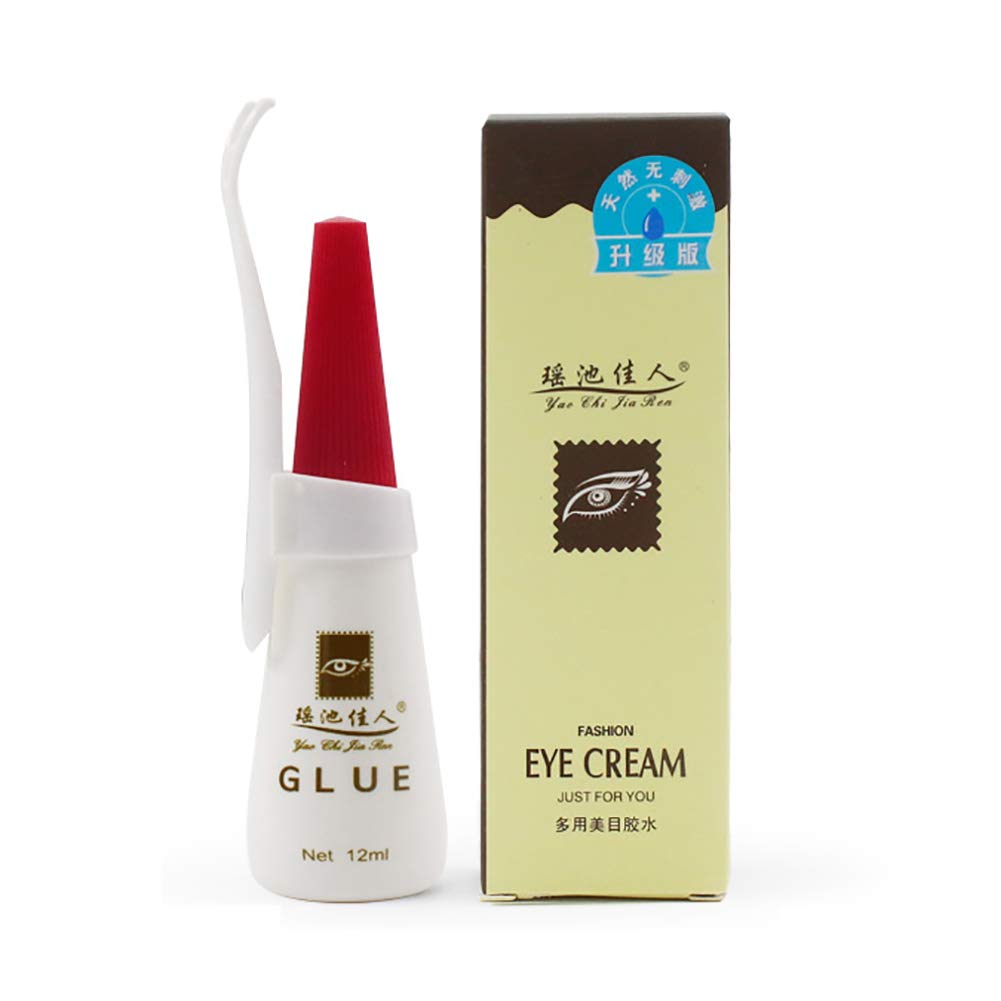 Eyelid Glue, Magic Double Eyelid Glue, False Eyelash Glue Long-lasting Shaping Transparent Invisible Waterproof Double Eyelid Glue for Big Eyes