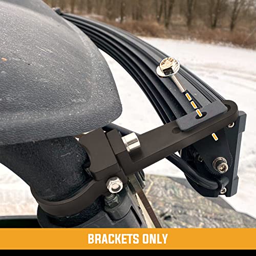 2 Inch Universal Side Roll Cage Bull Bar Tube Clamps LED Light Mount