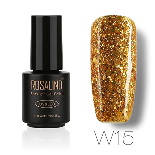 Oksale ROSALIND 7ML Gel Nail Polish Nail Art Nail Gel Polish UV LED Gel Polish Semi Permanent Varnish (W-15)