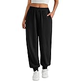 Trendy Queen Womens Sweatpants Baggy Athletic Joggers with Pockets Lounge Pants