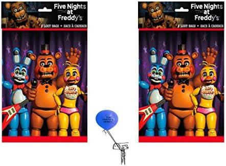 Five Nights At Freddys Party Favor Bags 16 Guest