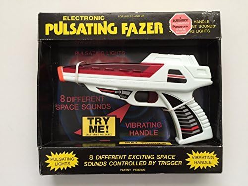 Kay Bee Toys 1990 Electronic Pulsating Fazer Toy Space Gun No 2008