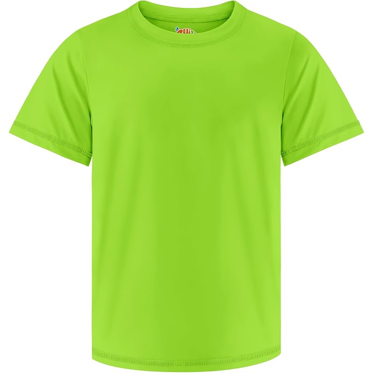 Jungen Rashguard Shirt Kurzärmlig – Schnelltrocknend Mit UPF 50+ Sonnenschutz