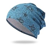 NRUTUP Line Five-Pointed Star Print Multifunction