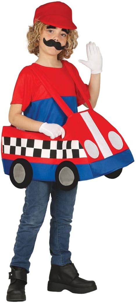 Amazon Com Girls Boys Mario Kart Cartoon Gaming Halloween World Book Day Fancy Dress Costume Outfit 5 12 Years Clothing