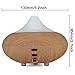 Essential Oil Diffuser,EVELTEK Wood Grain Cool Mist Portable Aromatherapy Air Humidifier,7 Colors Changing LED &Waterless Auto Shut-off for Home Office Bedroom Room & Children,Nature Health & Beauty