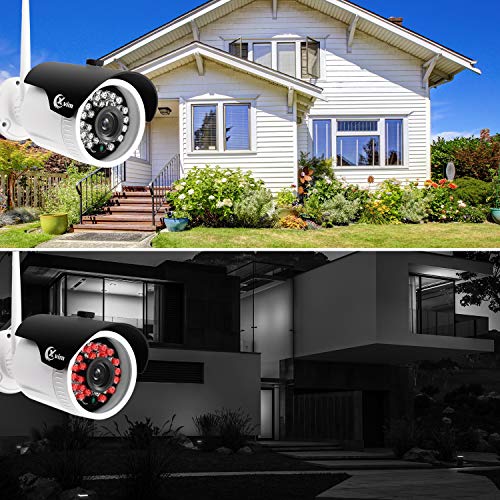 XVIM H.264 2MP Wireless Signal Security Cameras System,Camera Need Plug