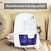 hysure Portable Mini Dehumidifier, Deshumidificador, Bathroom Dehumidifier Electric for Bedroom, Baby Room, Home, Crawl Space, RV, White