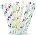 Rainbow Party Straws - Dot, Carnival Theme (25 Pack) - Rainbow Party Supplies, Kids Birthday Party Vintage Assorted Color Polka Dot Straws