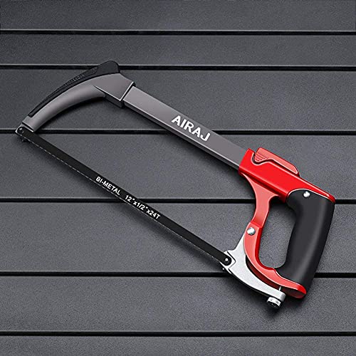 AIRAJ 12 In Hacksaw Frame Set,Adjust Tension Hacksaws with 7
