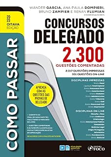 Livro Concursos Delegado: 2.300 questões comentadas (Como Passar)