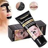 Black Peel off Mask, Blackhead Remover Mask, Charcoal Black Mask, Peel off Purifying Pore Mud, Blackhead Remover Remove Blackheads, Deep cleansing Dead Skin, Acne, Oil Control (60ml)