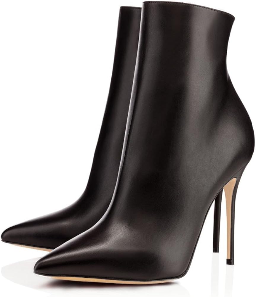 white leather stiletto boots