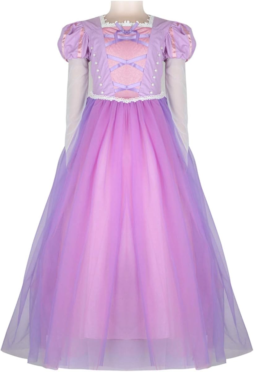 violet gown for kids