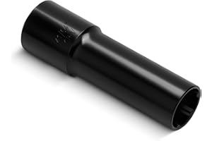 Glorider Small 6 Point Spline Lug Nut Socket, 1/2-Inch Drive Impact Square Tool – Easily Remove M12x1.5, M12x1.25, 1/2-20, M10x1.25, 3/8-20 Lug Bolts/Nuts | 1 Pc (Black)