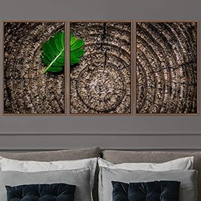 signwin 3 Piece Framed Canvas Wall Art Abstract...