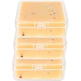 Travel Soap Container Square, Soap Box Holder Portable Storage Rack for Camping Shower Gym Outdoor Hiking Bathroom Square Soap Dish Elimeta (3, Clear)