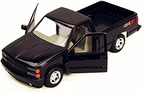 MotorMax 1992 Chevy 454SS Pickup Truck 1:24 Scale die-cast metal model Black