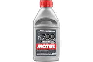 Motul RBF 700 Premium DOT 4 Synthetic Brake Fluid - High Performance Racing Brake Fluid for Motorcycles & Vehicles - Low Viscosity - 32 oz