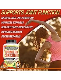 Turmeric Curcumin with Bioperine 1500mg. Maximum Potency. Pain Relief Support & Joint...