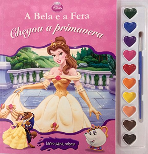 Livro A Bela e a Fera Coleção Disney Aquarela