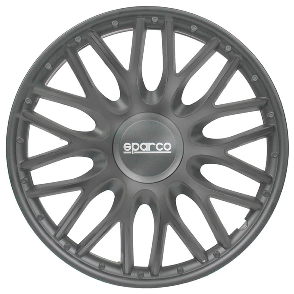 Sparco Wheel Covers Roma - 15-inch - Grey - Set of 4 pieces