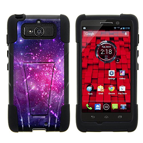 MINITURTLE XT1030 Case Bundle with Screen Protector and Stylus for Motorola Droid Mini - Heavenly Stars