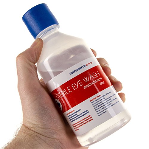4x Sterile Saline 250ml Eye Wash Solution Bottles First Aid Wound
