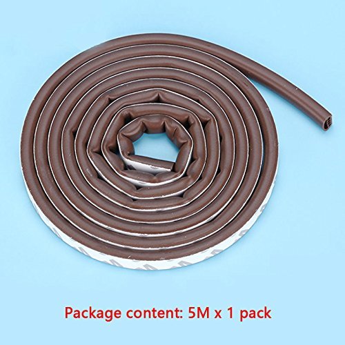 Bro Large Gap Door Window Thick Foam Draught Excluder Seal Strip EPDM