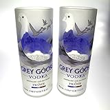 Handmade Grey Goose Bottle Upcycled Highball Collins Glass Set