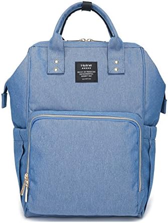 Royal Journey Diaper Bag Multi-Function Waterproof Nappy Backpacks for Baby Care, Large Capacity,Durable (Blue)