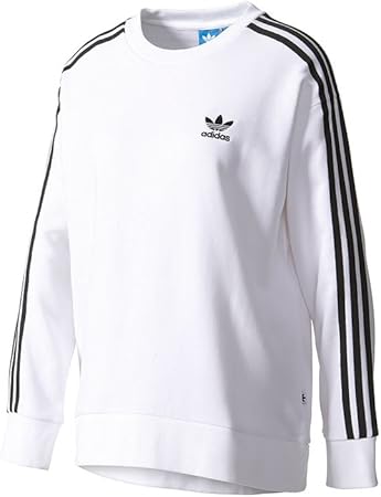 sweat shirt adidas blanc