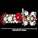 1pieces Large Patches Flower Patch Embroidery Applique Patches Motifs Sew On for Craft Clothing T1805