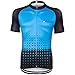 PANDOOM Men's Breathable Short Sleeve Cycling Jersey Quick Dry MTB Biking Shirts Outdoor Sports 2XL